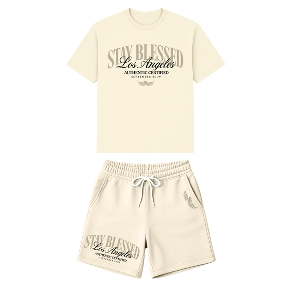 Stay Blessed Certified Authentic Short Set