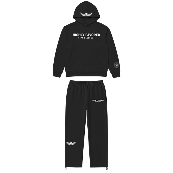 Unisex Highly Favored Hoodie Set