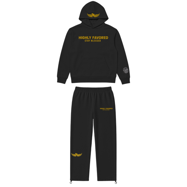 Unisex Highly Favored Hoodie Set