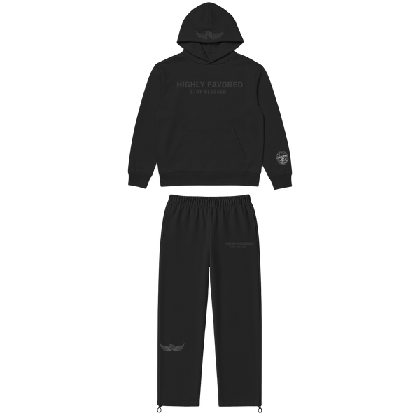 Unisex Highly Favored Hoodie Set