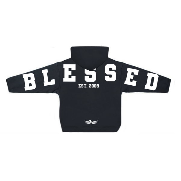 Stay Blessed Collectors Edition - University Tri Print Hoodie - Creme