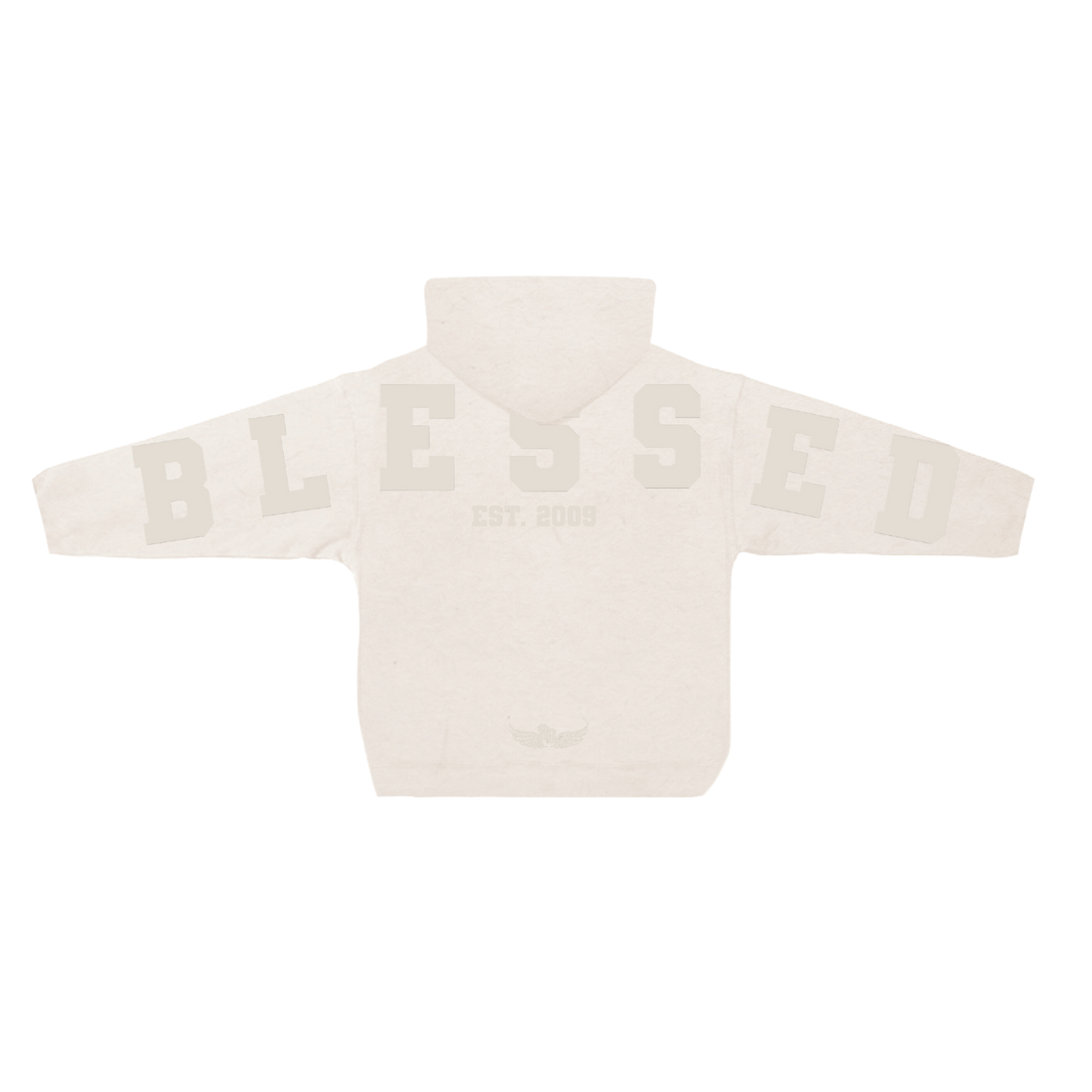 Stay Blessed Collectors Edition - University Tri Print Hoodie - Creme