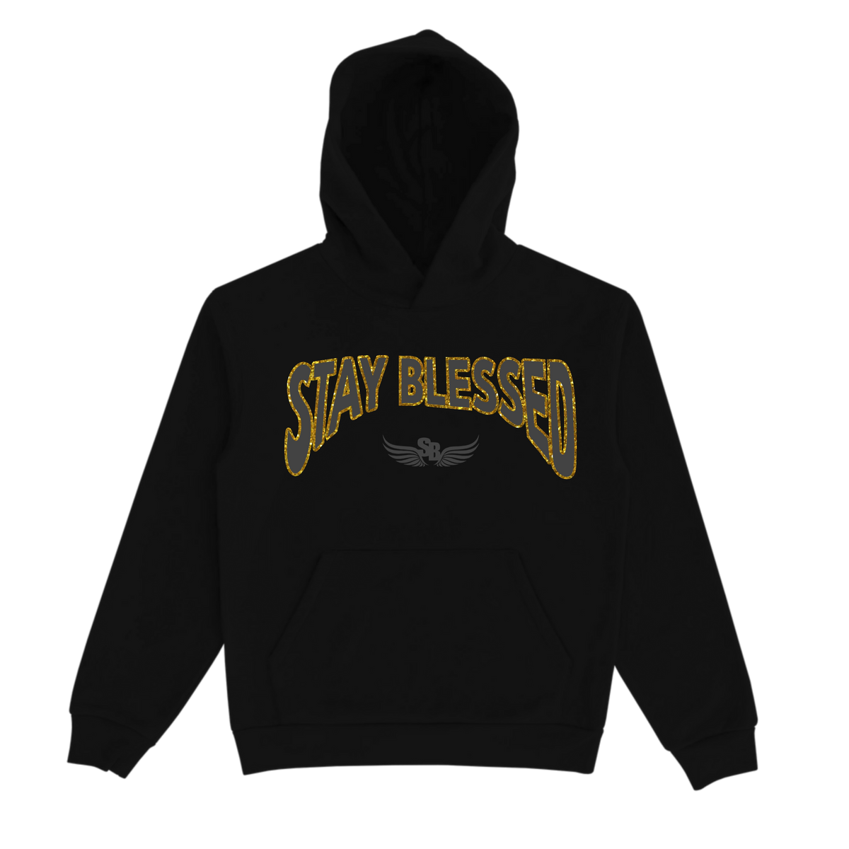 Stay Blessed King Of The Jungle Hoodie Black