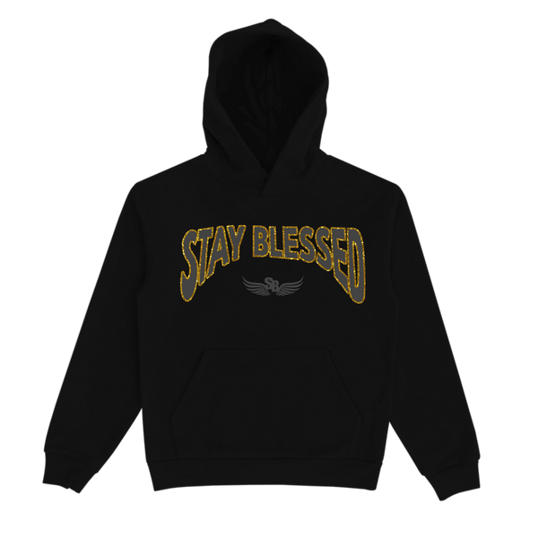 Stay Blessed King Of The Jungle Hoodie Black