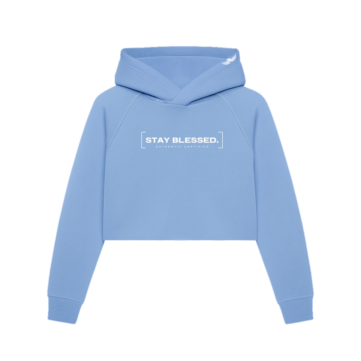 Authentic Certified  - Pastels - Crop Hoodie