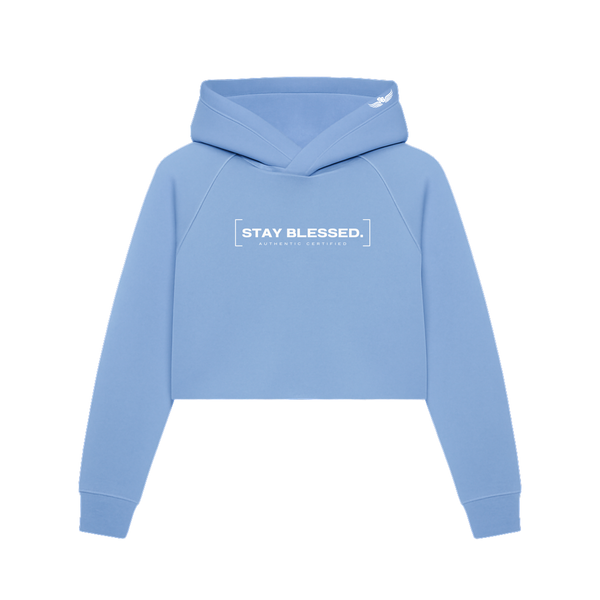 Authentic Certified  - Pastels - Crop Hoodie