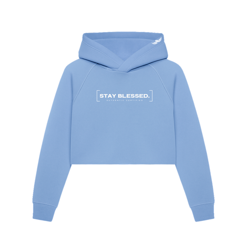 Authentic Certified  - Pastels - Crop Hoodie