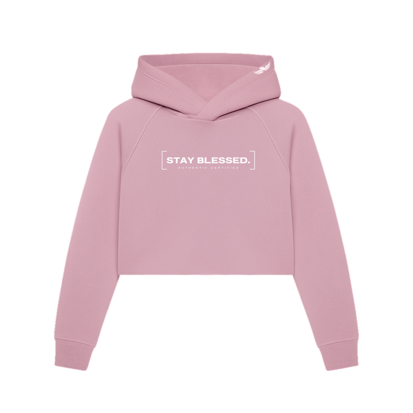 Authentic Certified  - Pastels - Crop Hoodie