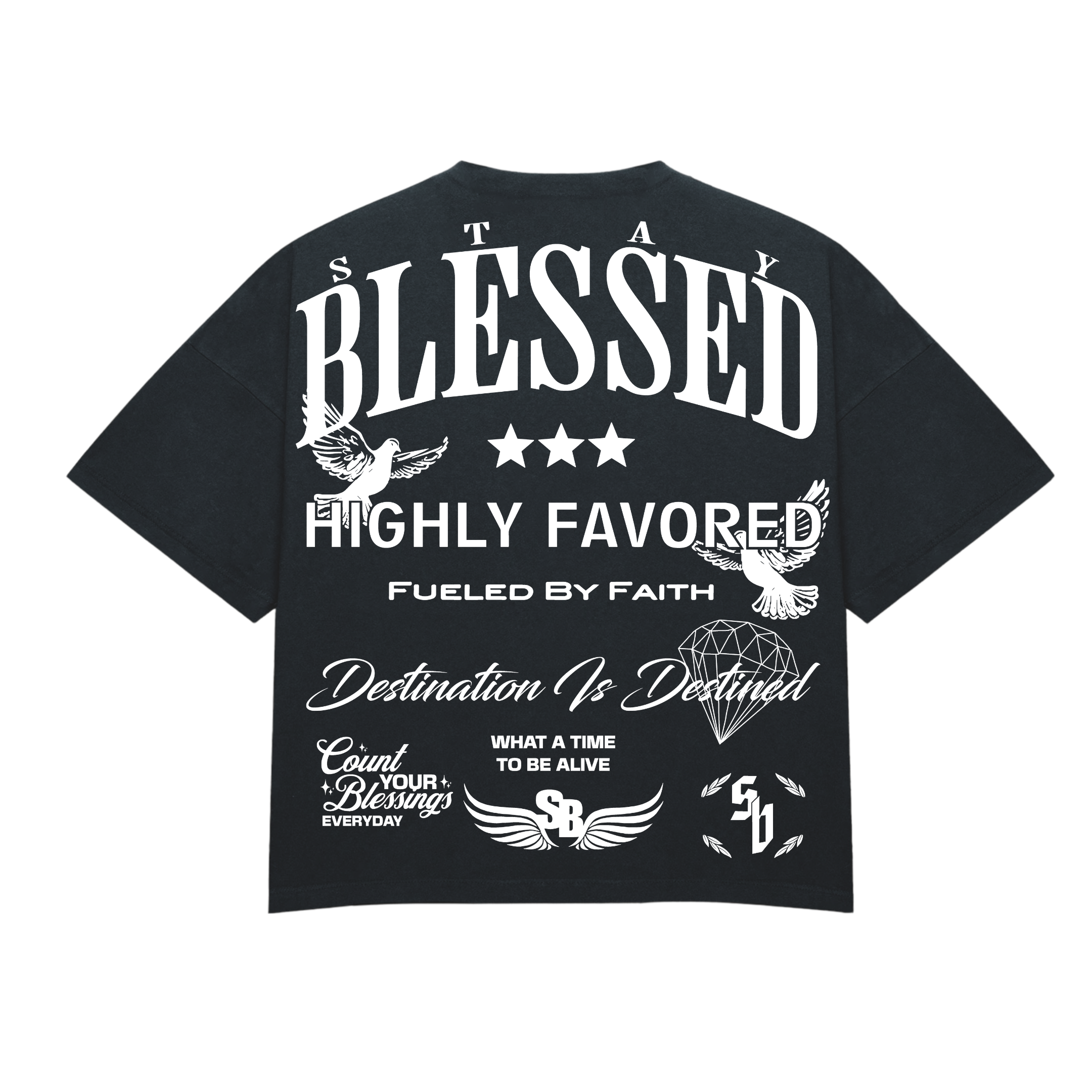 Stay Blessed Collectors Edition - Ultra Luxury T-Shirt - Creme