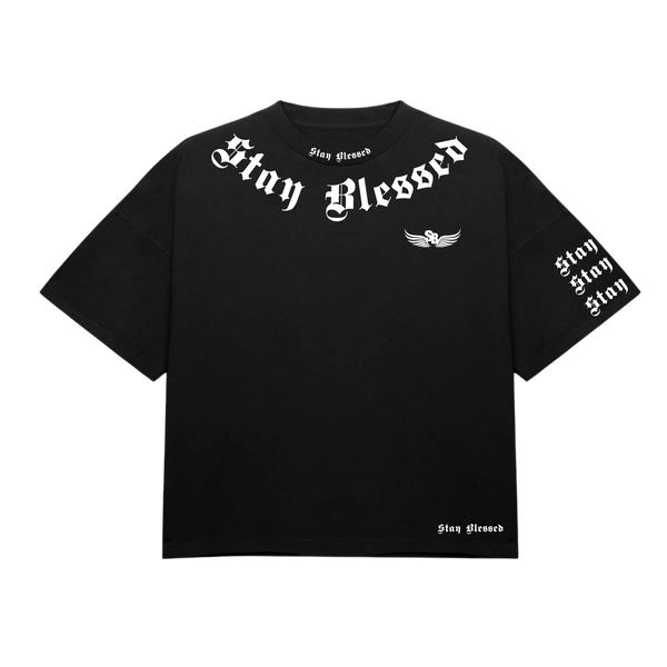 Stay Blessed - Divine Details T-Shirt - Black