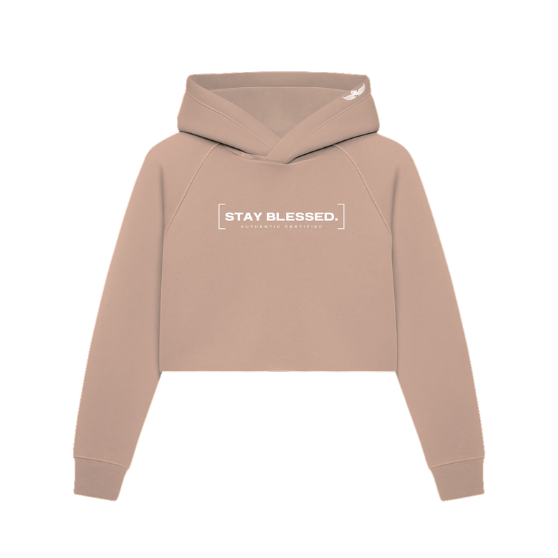 Authentic Certified  - Pastels - Crop Hoodie