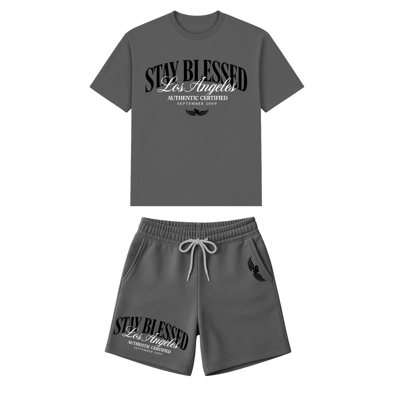 Stay Blessed Certified Authentic Short Set