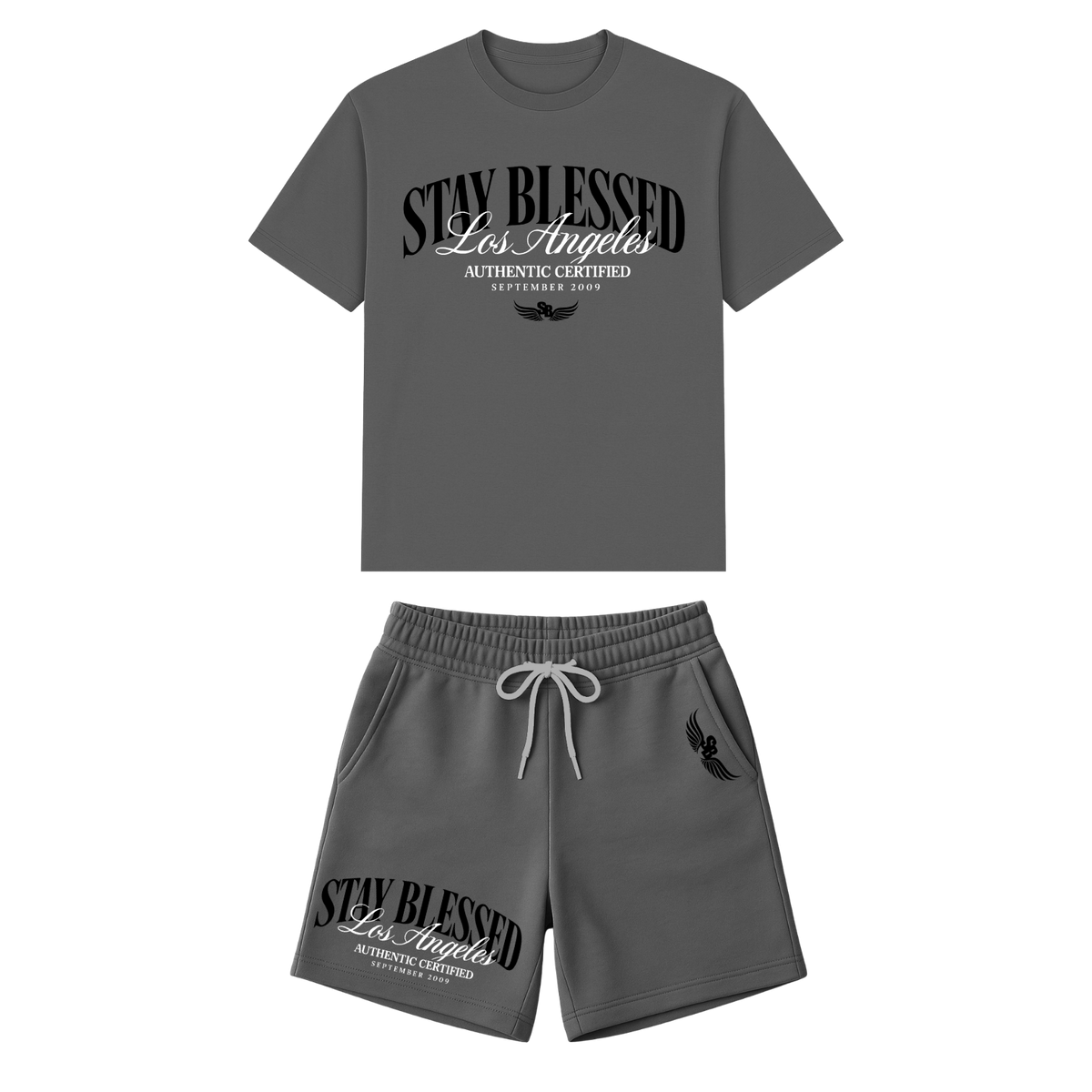 Stay Blessed Certified Authentic Short Set