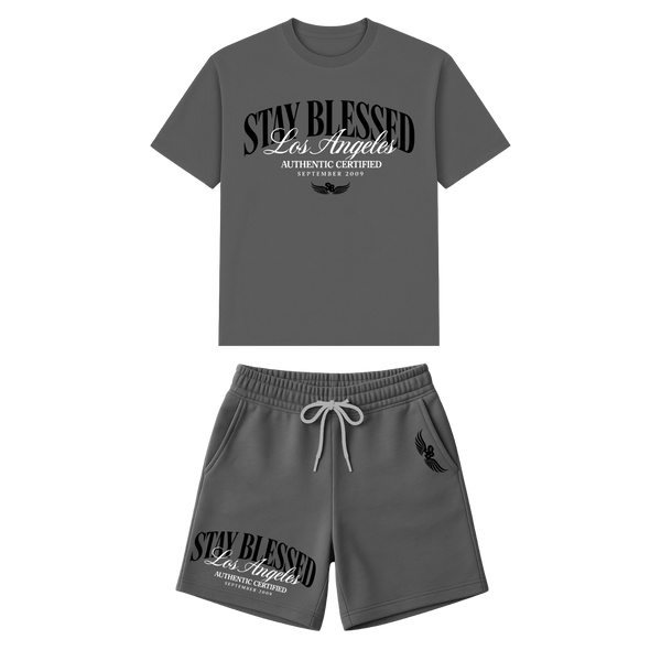 Stay Blessed Certified Authentic Short Set