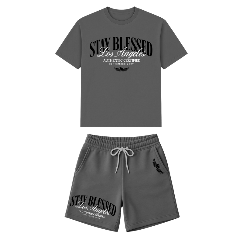 Stay Blessed Certified Authentic Short Set