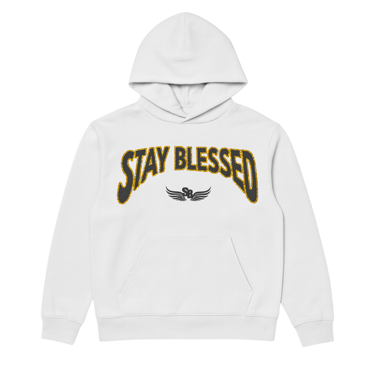 Stay Blessed King Of The Jungle Hoodie Black