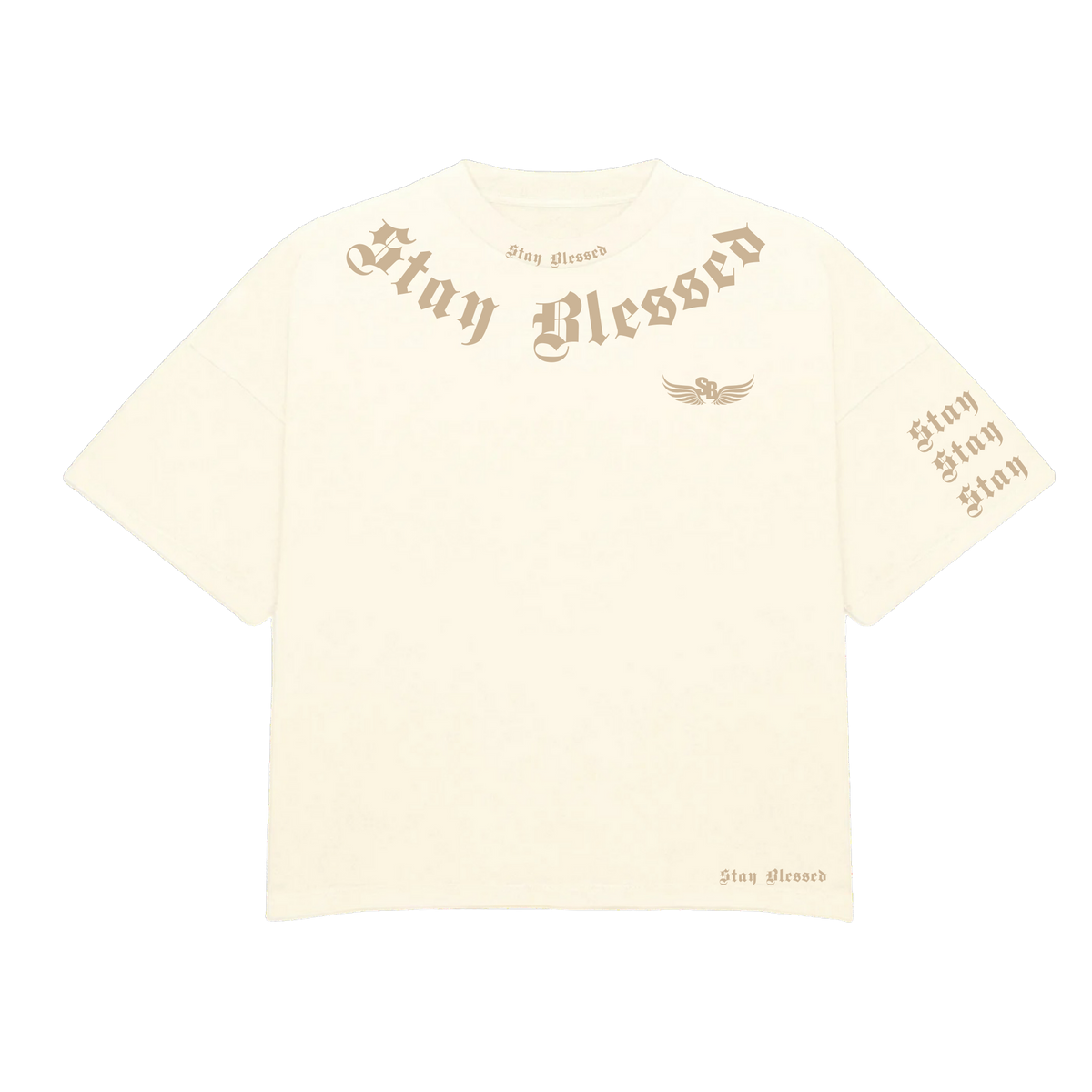 Stay Blessed - Divine Details T-Shirt - Black