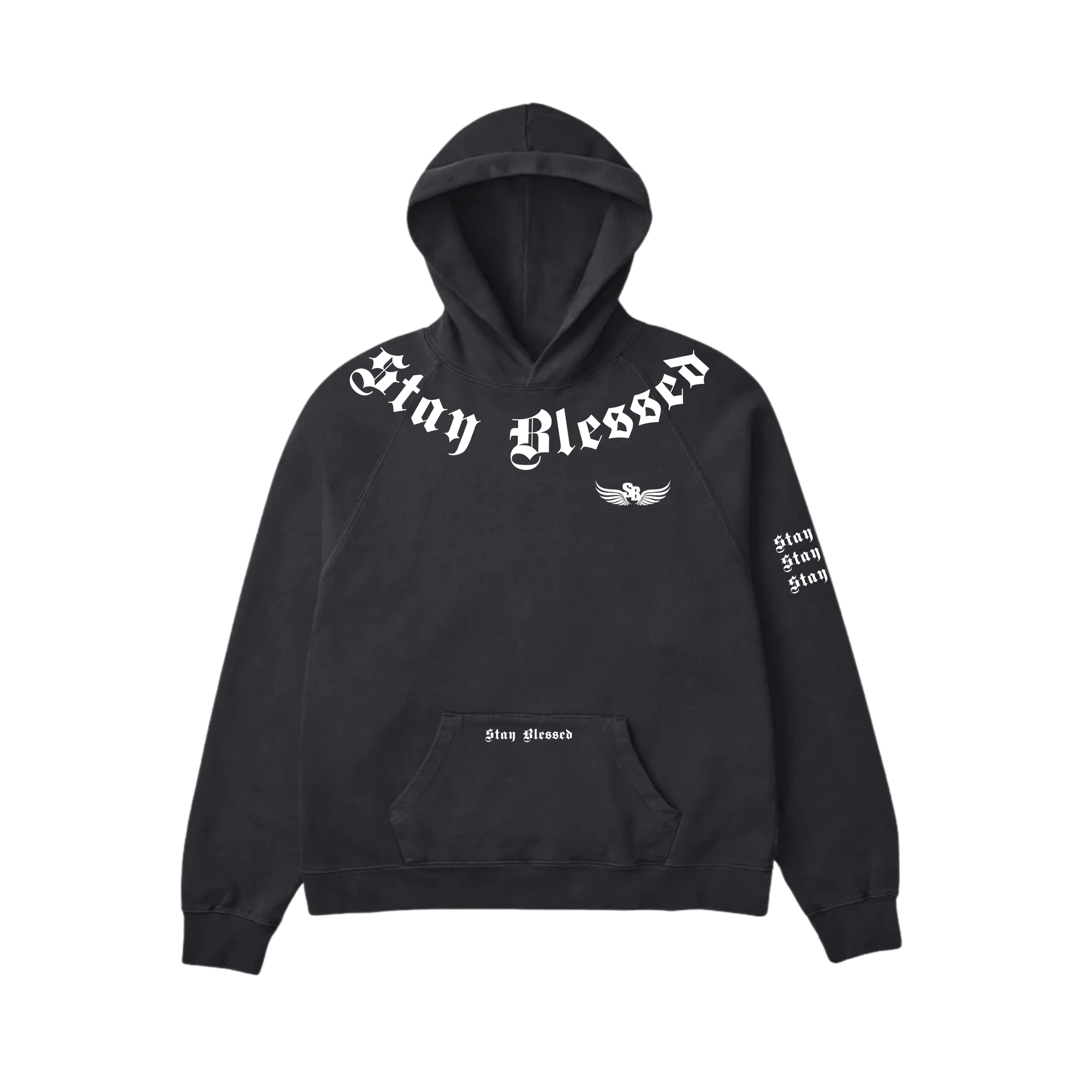 Stay Blessed Divine Details Hoodie - Beige