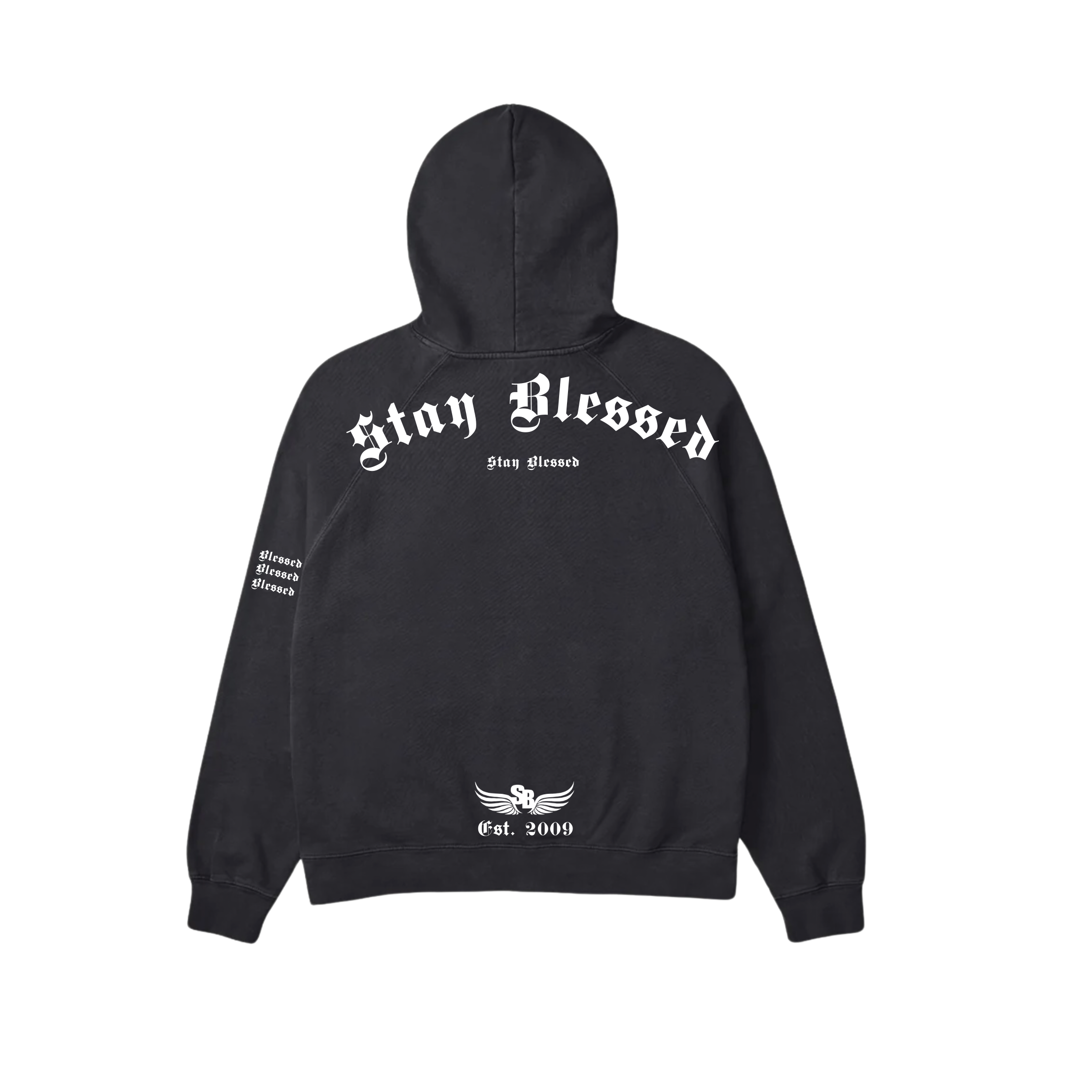 Stay Blessed Divine Details Hoodie - Beige