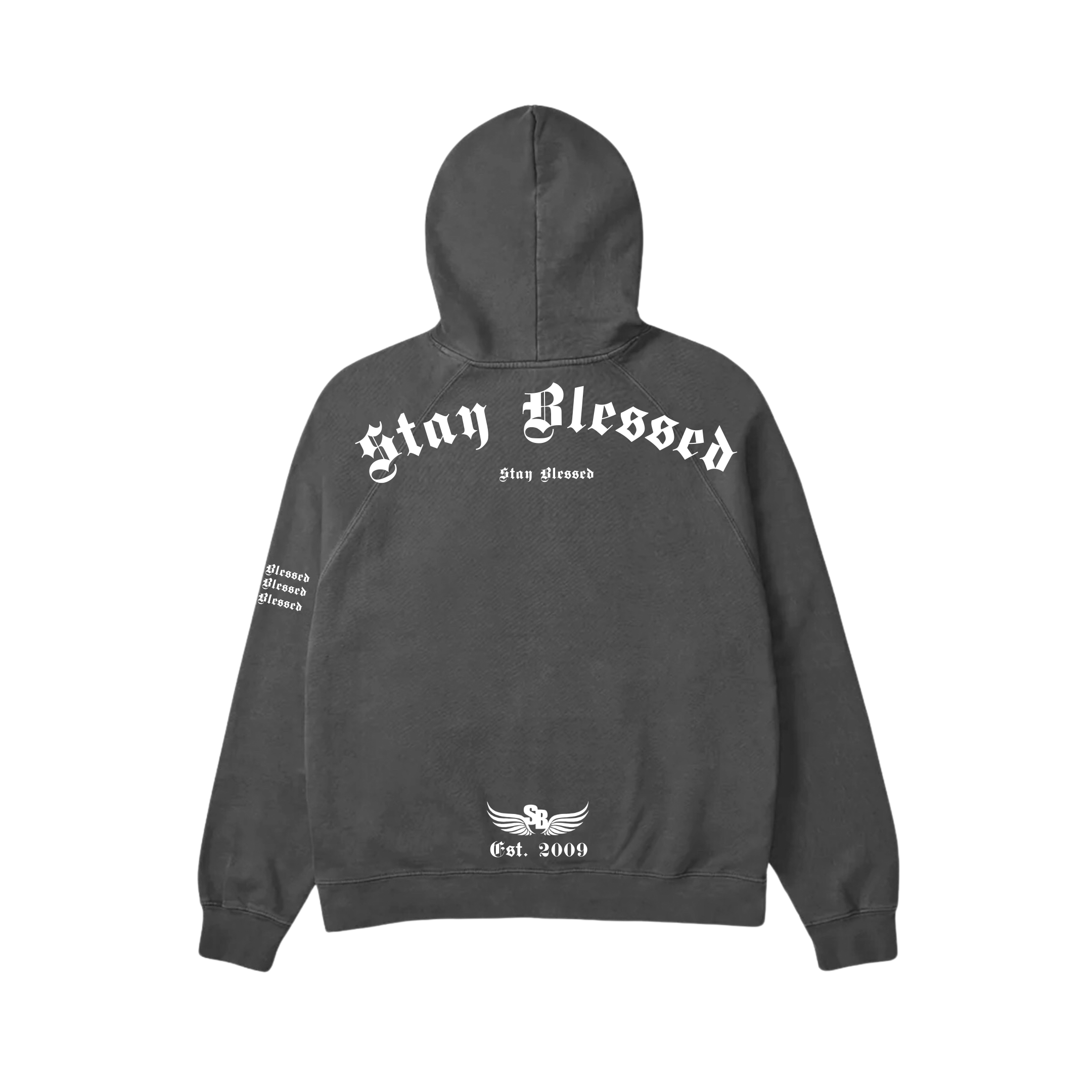 Stay Blessed Divine Details Hoodie - Beige