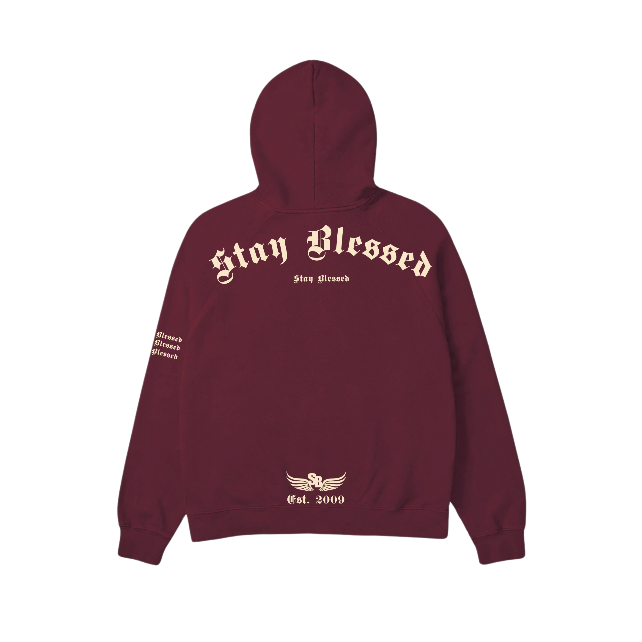 Stay Blessed Divine Details Hoodie - Beige