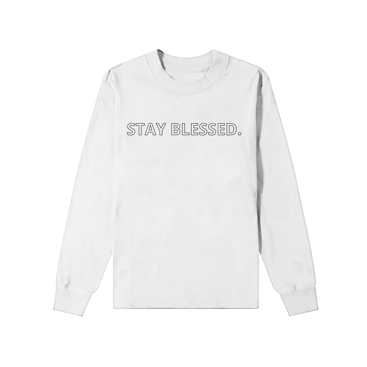 Stay Blessed Ultra Heavy Longsleeve White