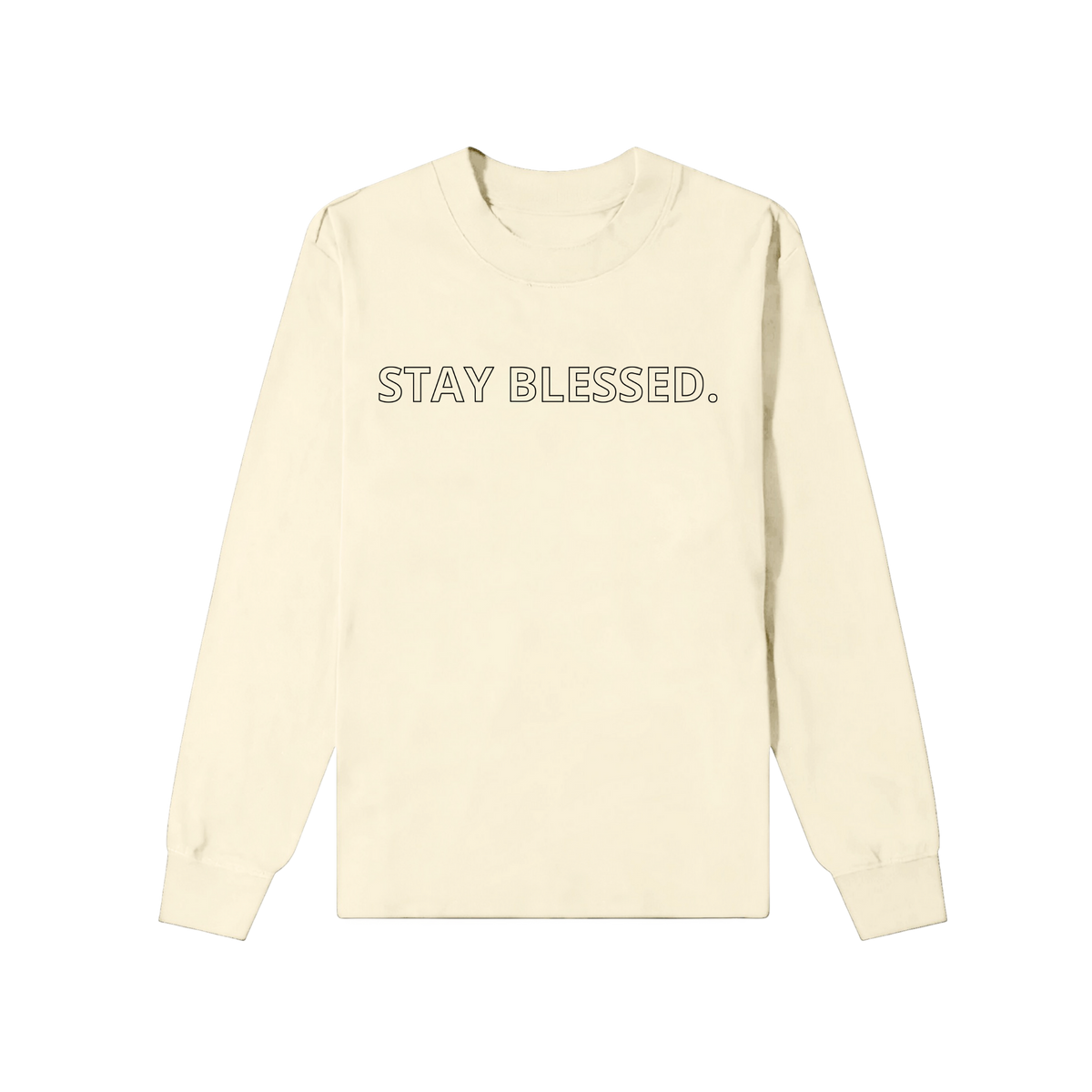 Stay Blessed Ultra Heavy Longsleeve White