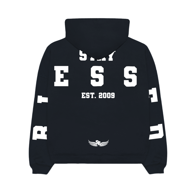 Stay Blessed Collectors Edition - University Tri Print Hoodie - Creme