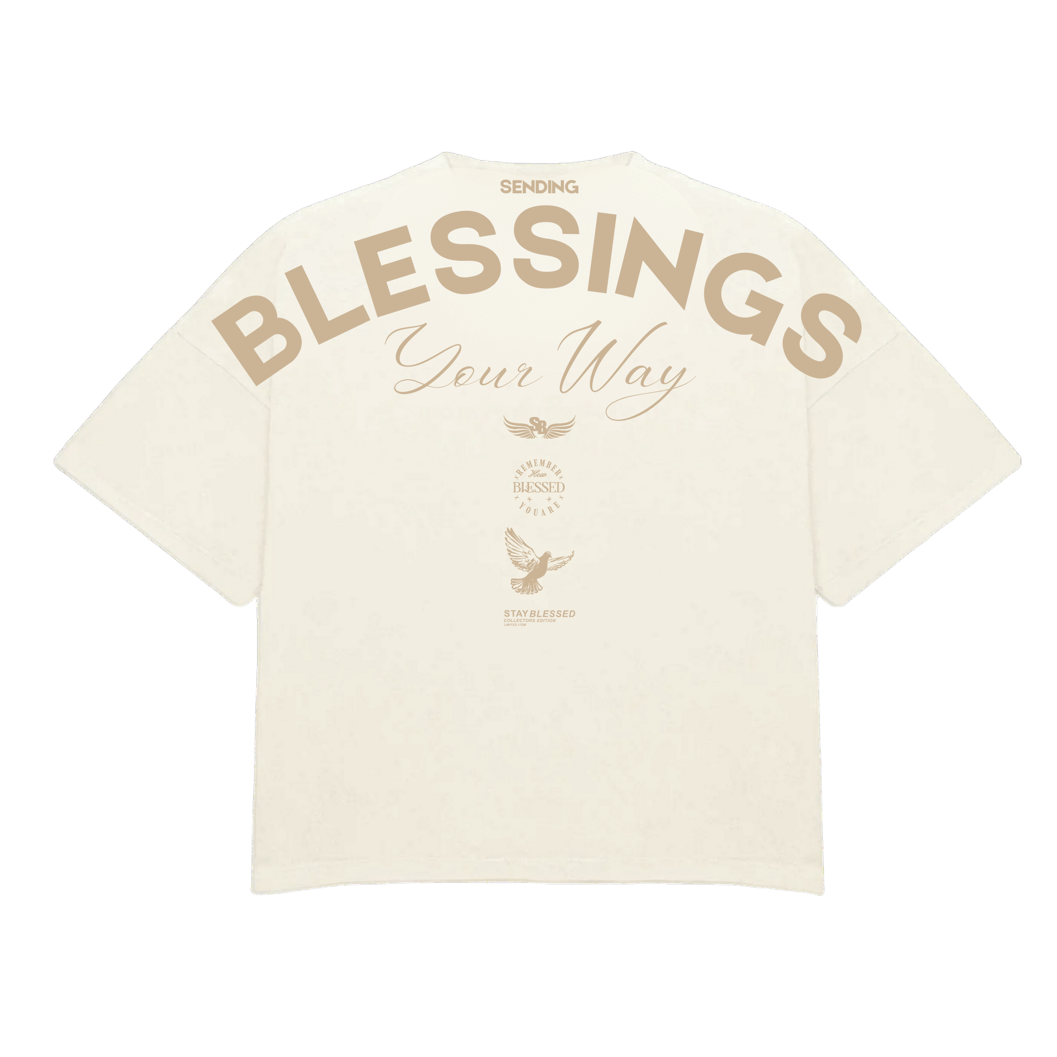 Stay Blessed Collectors Edition - Ultra Luxury T-Shirt - Black Edge