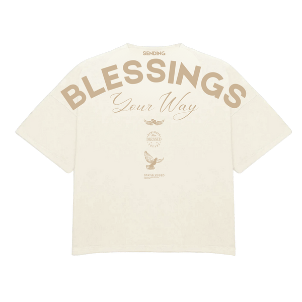 Stay Blessed Collectors Edition - Ultra Luxury T-Shirt - Creme