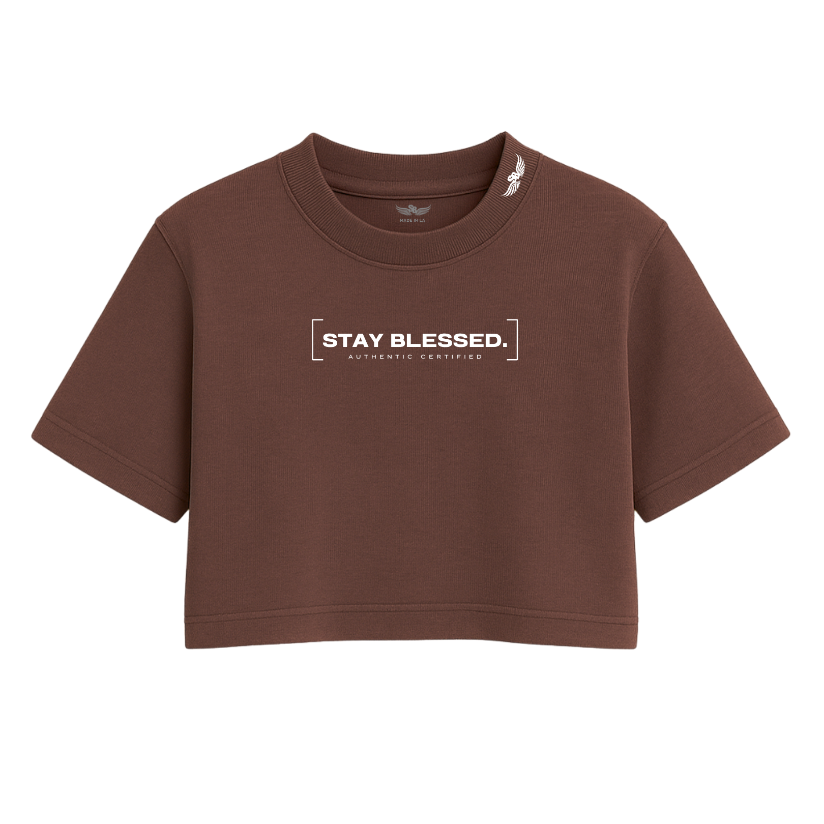 Stay Blessed Authentic Certified  - Women's Crop Tee