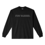 Stay Blessed Garment Dyed Long Sleeve
