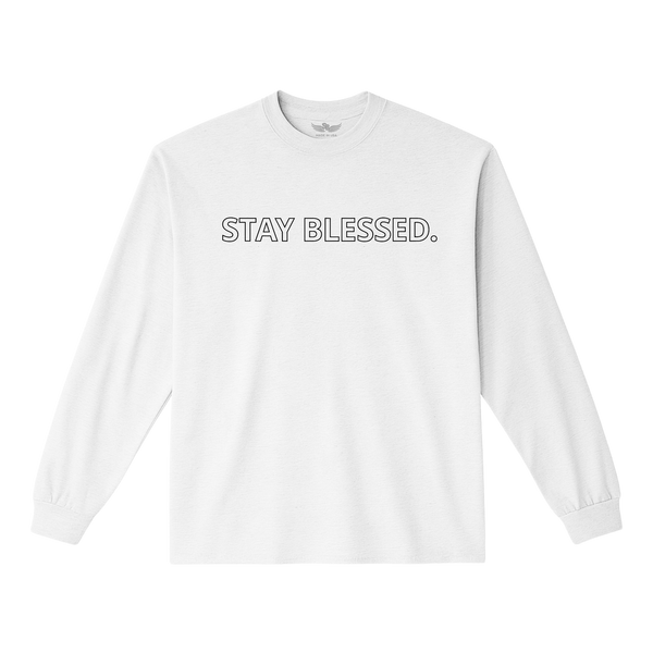 Stay Blessed Garment Dyed Long Sleeve