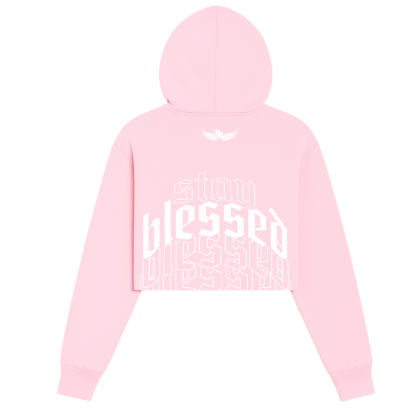 Stay Blessed Freshman Crop Hoodie