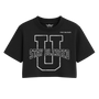 Stay Blessed University OS Crop Tee