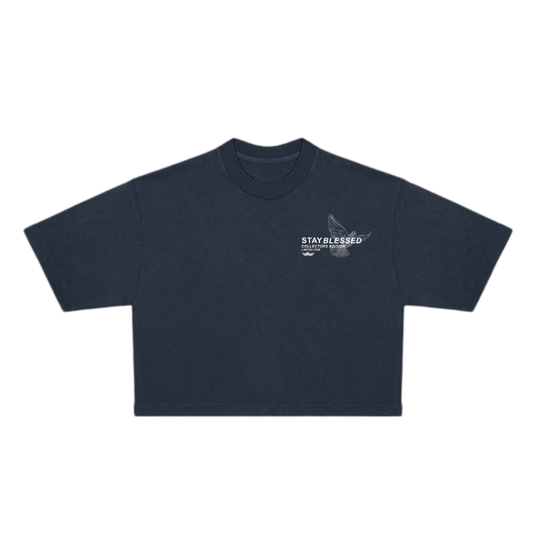 Stay Blessed Collectors Edition - Oversized Crop Top - Black Edge