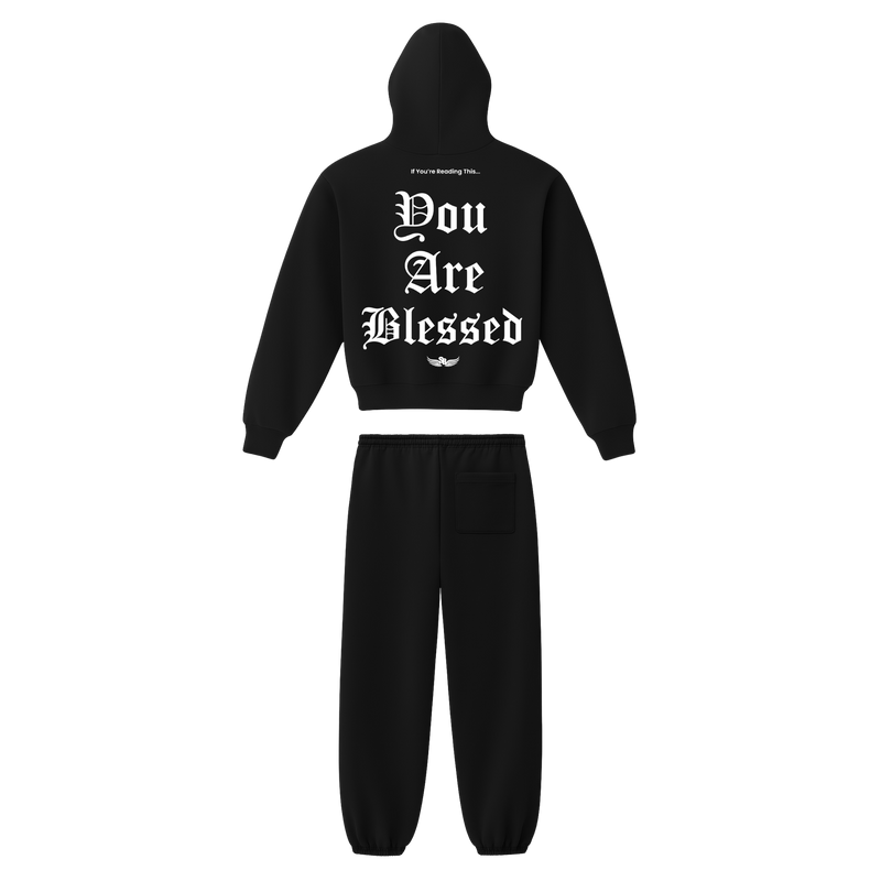 Stay Blessed - You Are Blessed Garment Dyed Hoodie Set
