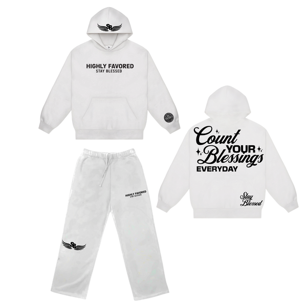 Unisex Highly Favored Hoodie Set