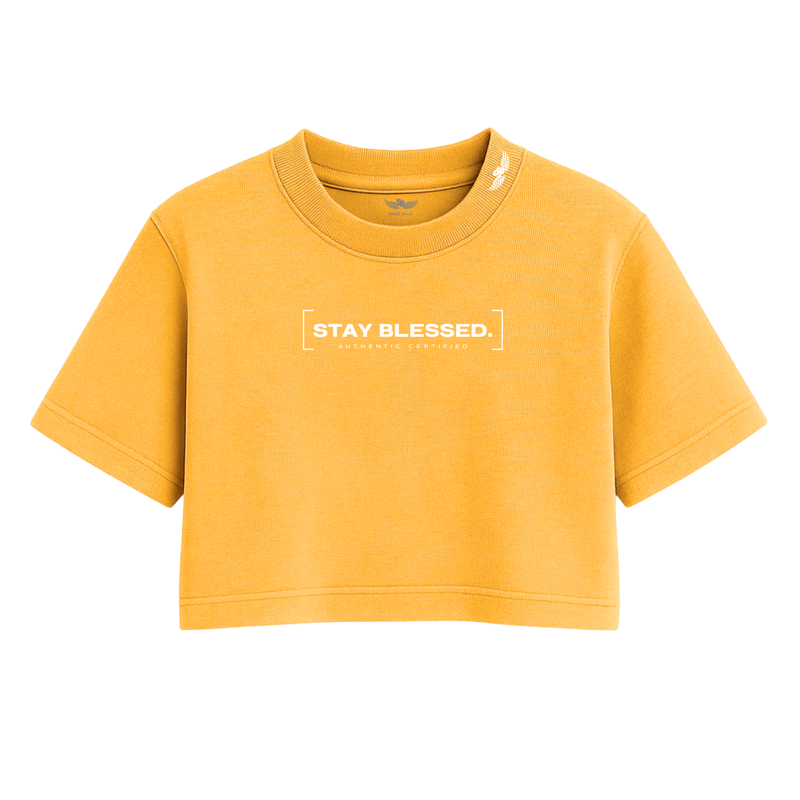Stay Blessed Authentic Certified  - Women's Crop Tee