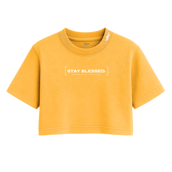 Stay Blessed Authentic Certified  - Women's Crop Tee