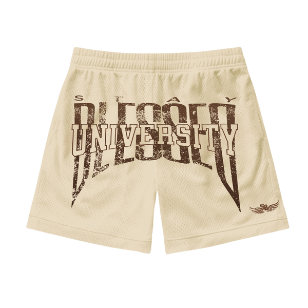 Unisex Stay Blessed University - Mesh Shorts