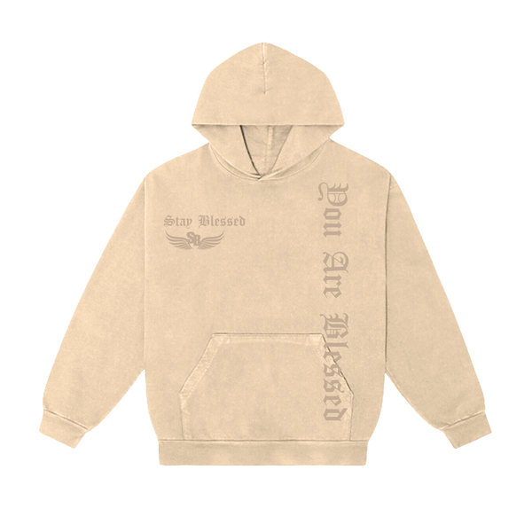Stay Blessed - You Are Blessed Hoodie - Beige