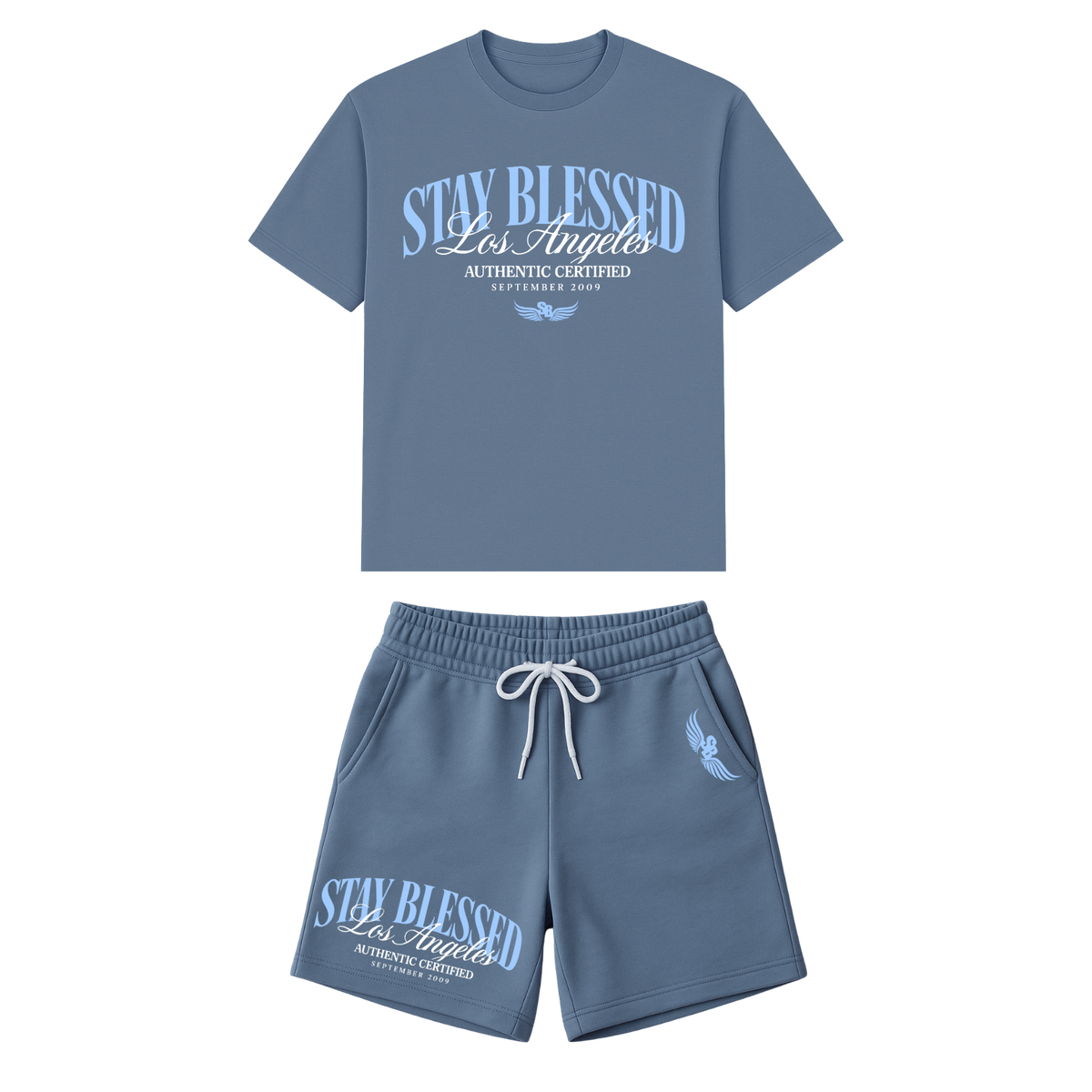 Stay Blessed Certified Authentic Short Set
