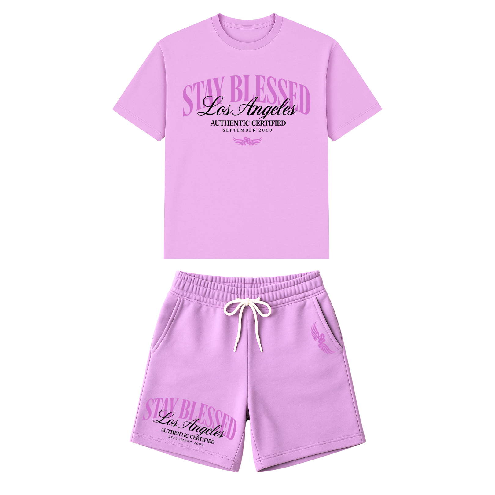 Stay Blessed Certified Authentic Short Set