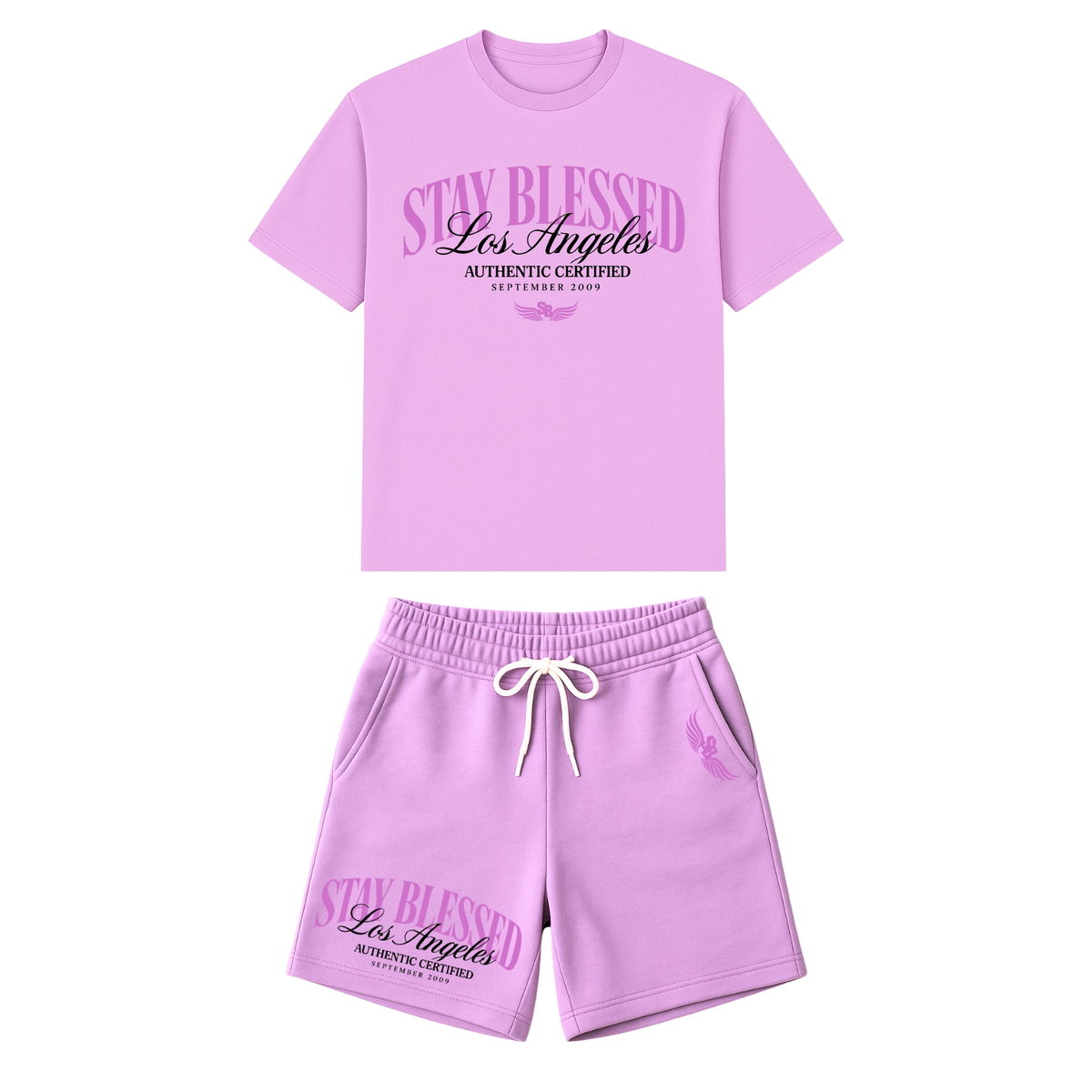 Stay Blessed Certified Authentic Short Set