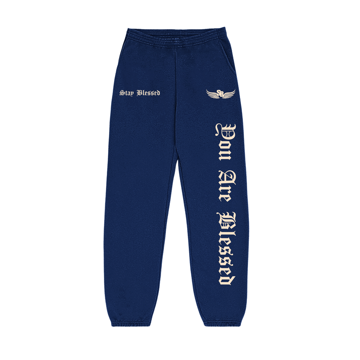 Stay Blessed - You Are Blessed Sweats - Beige