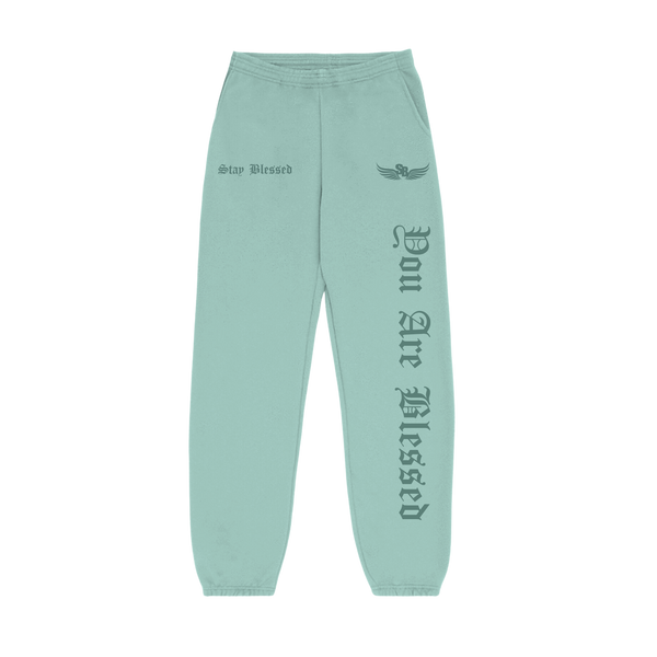 Stay Blessed - You Are Blessed Sweats - Limestone