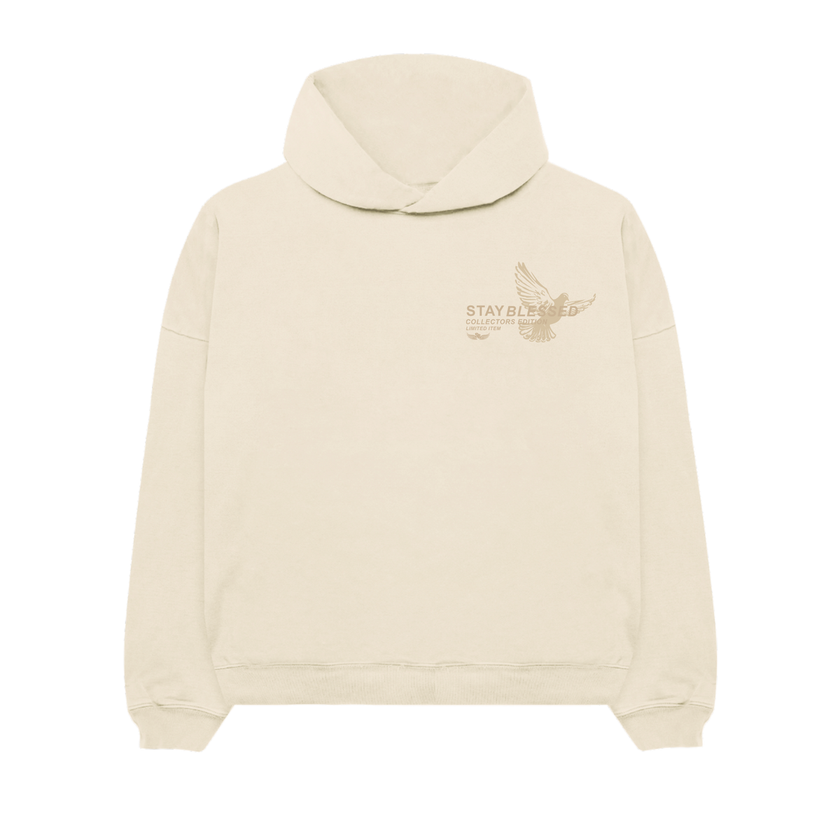 Stay Blessed Collectors Edition - Ultra Heavy Hoodie - Creme