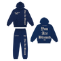 Stay Blessed - You Are Blessed Hoodie Set - Navy