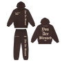 Stay Blessed - You Are Blessed Hoodie Set - Brown